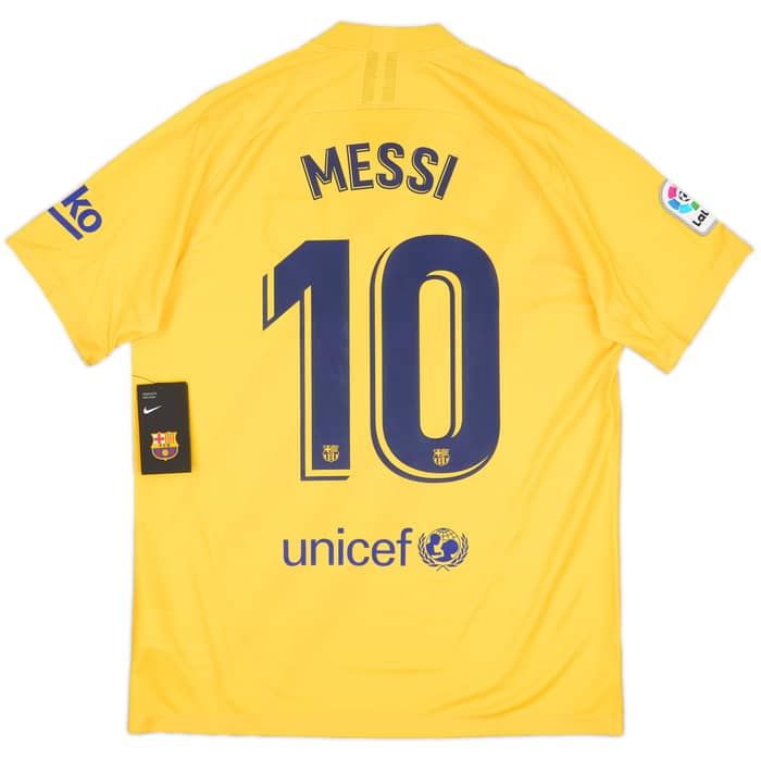2019-20 Barcelona 'Senyera' Fourth Shirt Messi #10 (L)