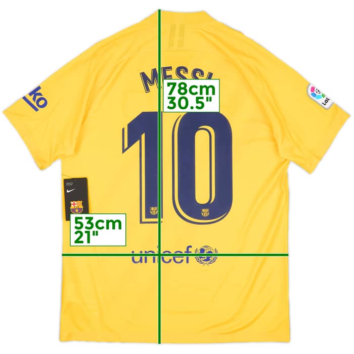 2019-20 Barcelona 'Senyera' Fourth Shirt Messi #10 (L)