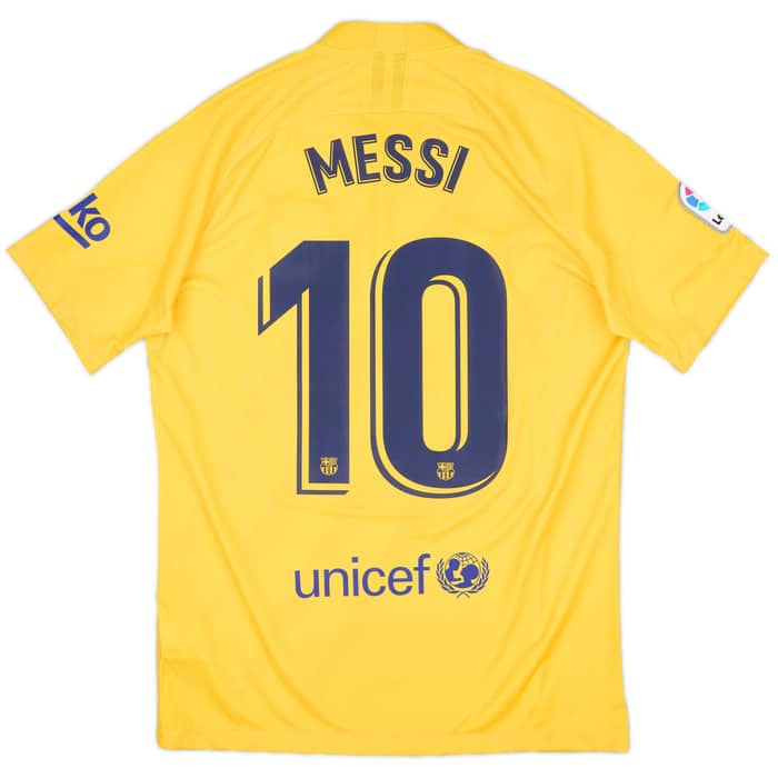 2019-20 Barcelona 'Senyera' Fourth Shirt Messi #10 - 10/10 - (M)