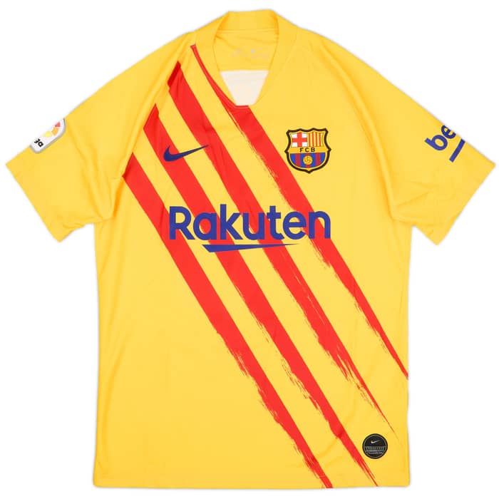 2019-20 Barcelona 'Senyera' Fourth Shirt Messi #10 - 10/10 - (M)