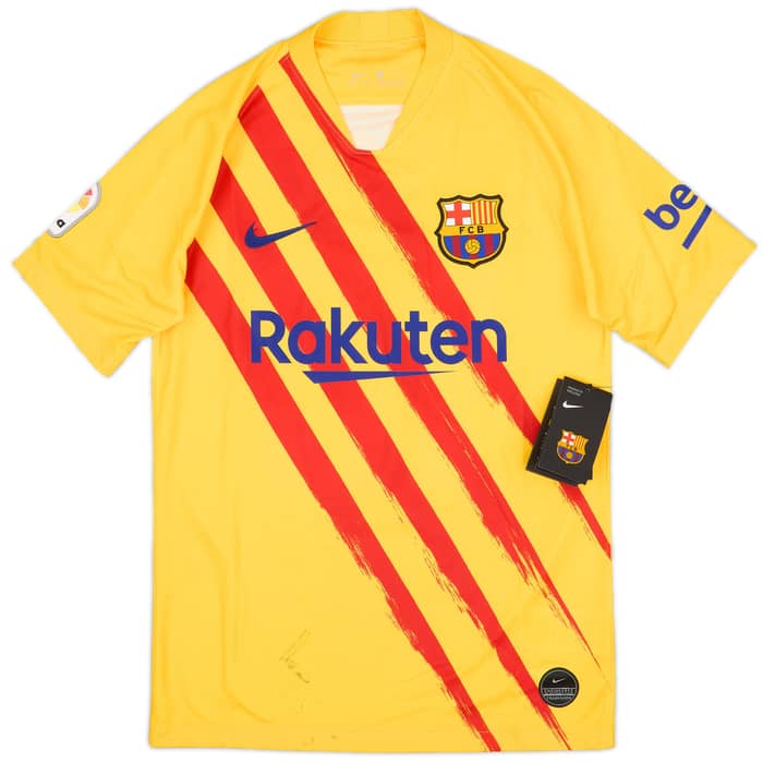 2019-20 Barcelona 'Senyera' Fourth Shirt Messi #10 (S)
