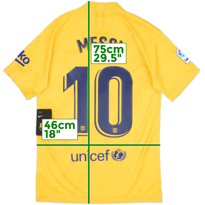 2019-20 Barcelona 'Senyera' Fourth Shirt Messi #10 (S)