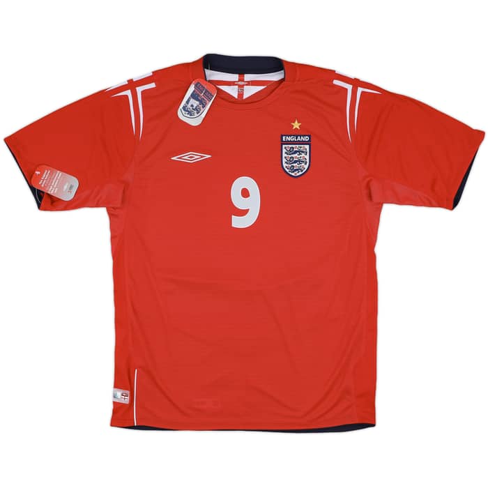 2004-06 England Away Shirt Rooney #9 (L)