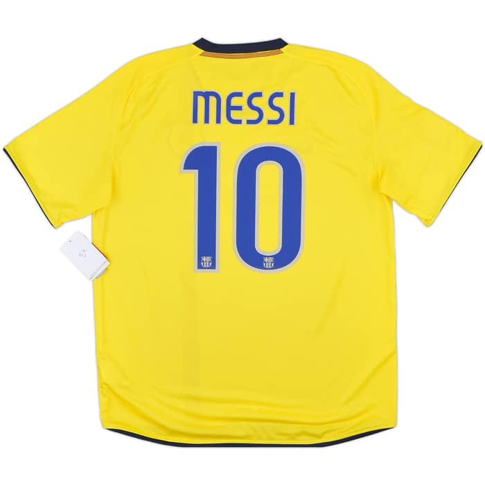 2008-10 Barcelona Away Shirt Messi #10 (L)