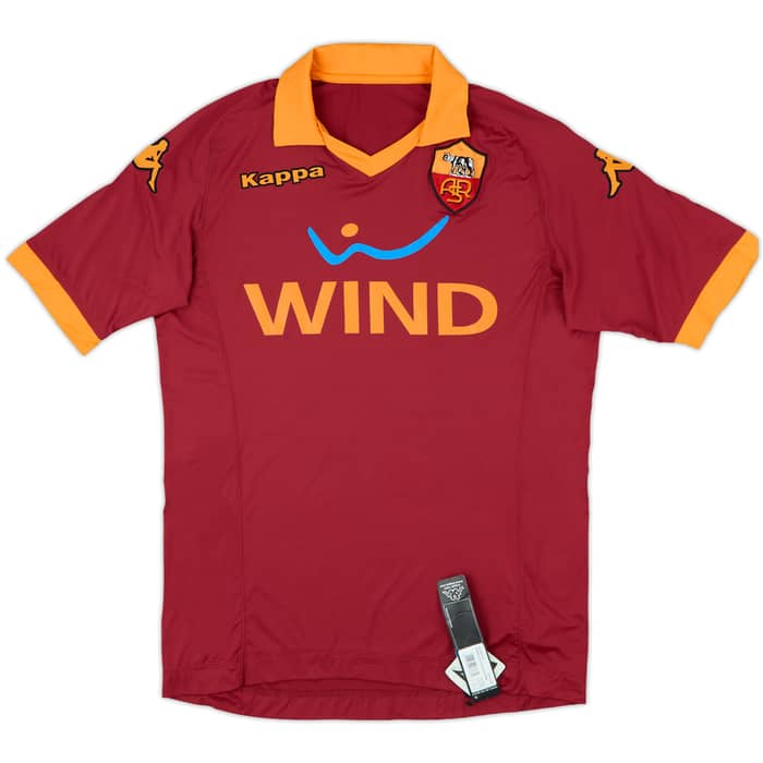 2012-13 Roma Home Shirt De Rossi #16 (L)