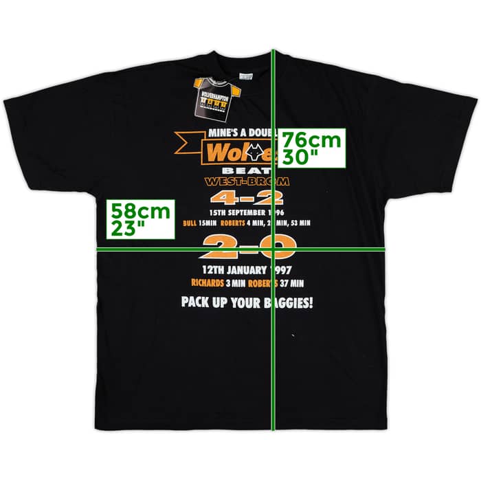 1997-98 Wolves Graphic Tee (XL)