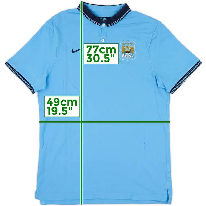2015-16 Manchester City Nike Polo Shirt - 9/10 - (L)