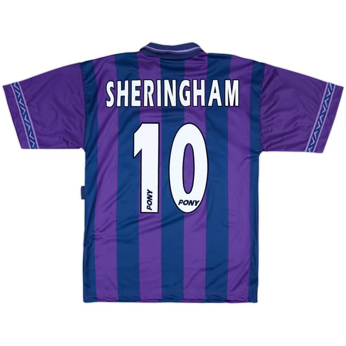 1995-97 Tottenham Away Shirt Sheringham #10 - 9/10 - (S)