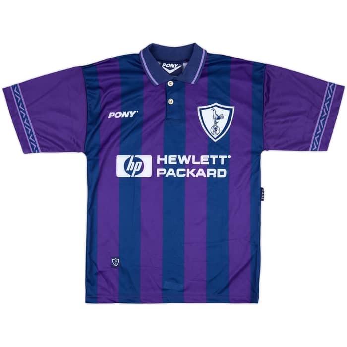 1995-97 Tottenham Away Shirt Sheringham #10 - 9/10 - (S)