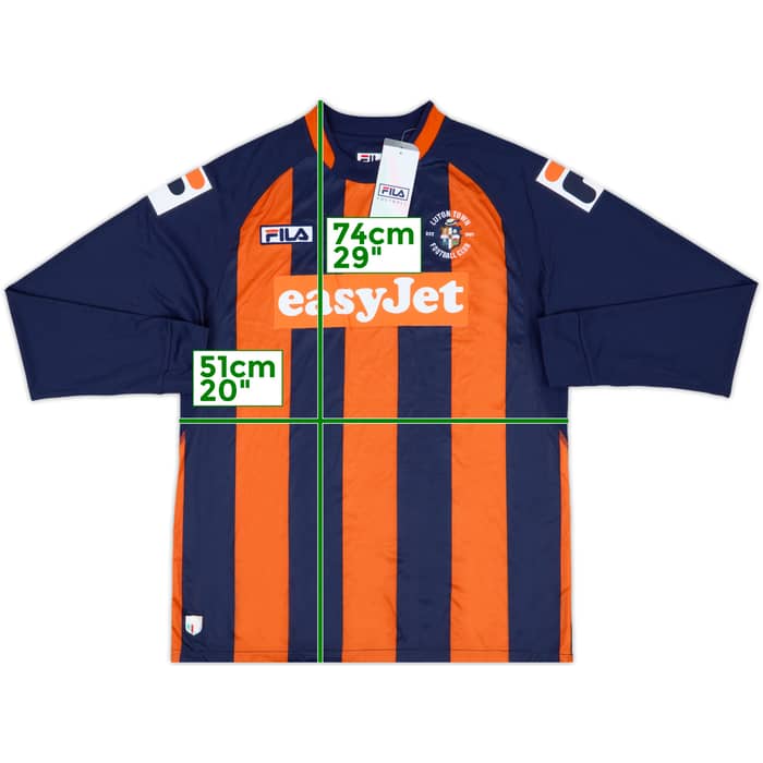 2014-15 Luton Town Away L/S Shirt (L)
