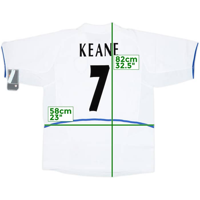 2002-03 Leeds United Home Shirt Keane #7 (L)