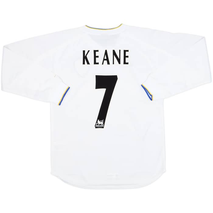 2000-02 Leeds United Home L/S Shirt Keane #7 (S)
