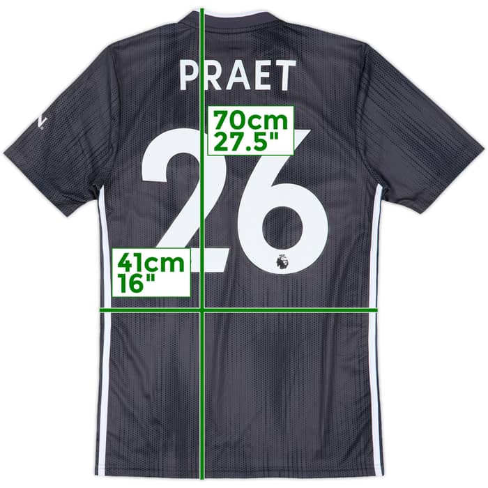 2019-20 Leicester Away Shirt Praet #26 (XS)