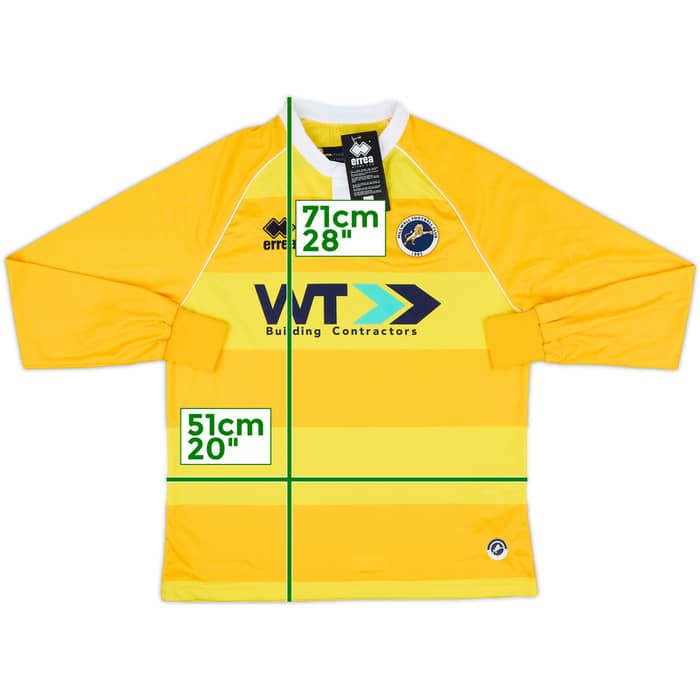 2016-17 Millwall Away L/S Shirt (S)
