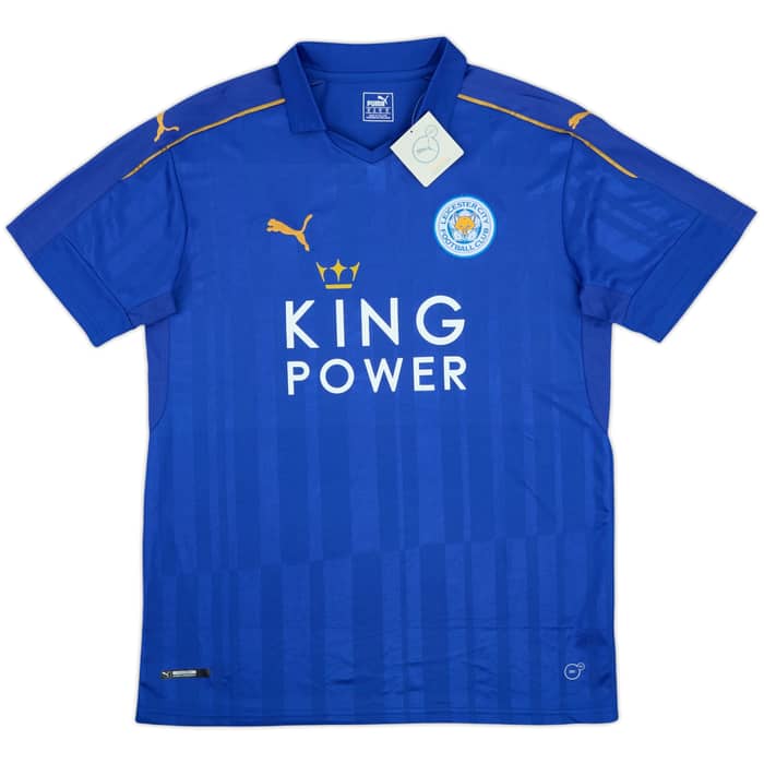 2016-17 Leicester Home Shirt Vardy #9 (XL)