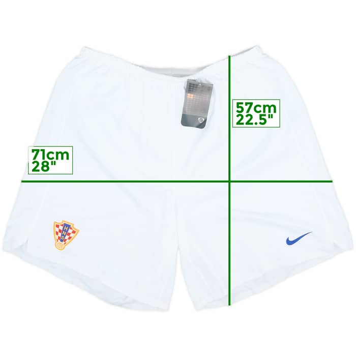 2006-08 Croatia Player Issue Home Shorts (XXL)