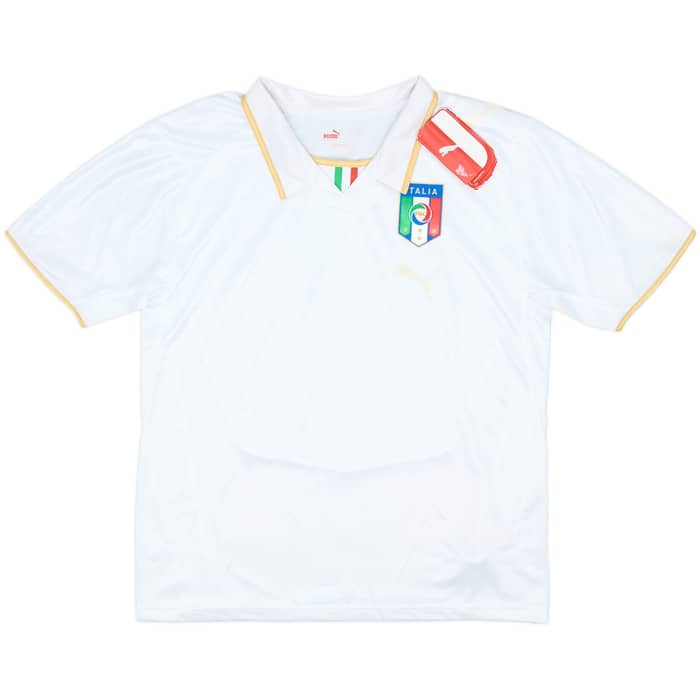 2007-08 Italy Away Shirt - 4/10 - (L.Boys)