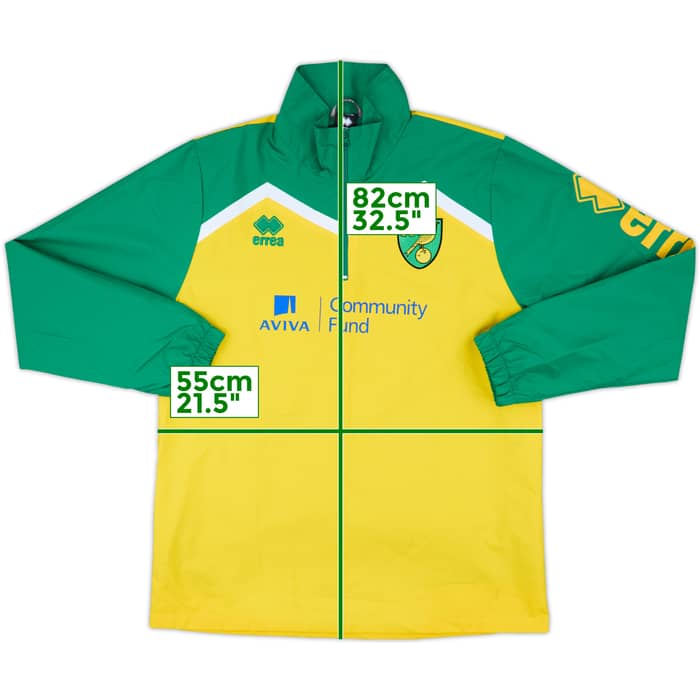 2014-15 Norwich Errea Sweat Top - 9/10 - (L)