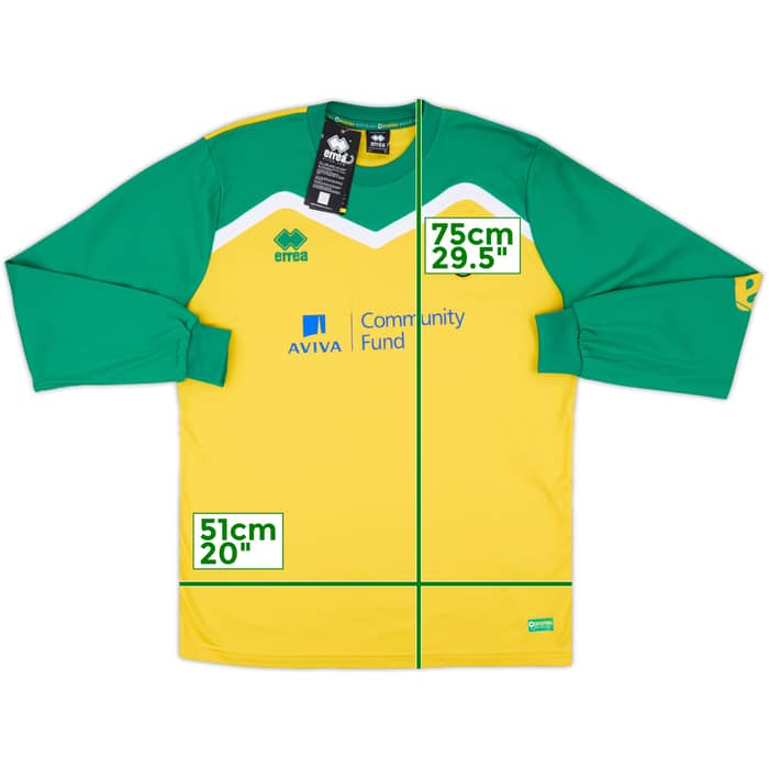 2014-15 Norwich Errea Sweat Top (L)