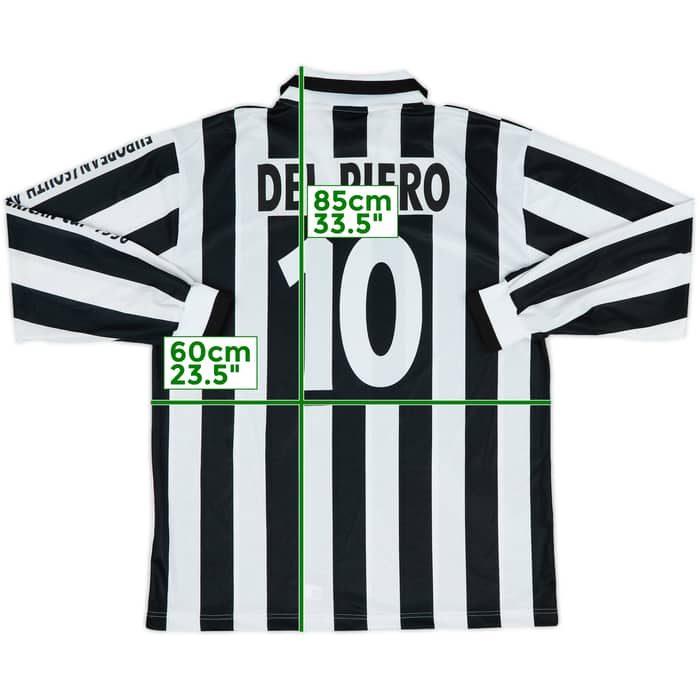 1996-97 Juventus 'Intercontinental Cup Final' Limited Edition Home L/S Shirt Del Piero #10 - 10/10 - (XL)
