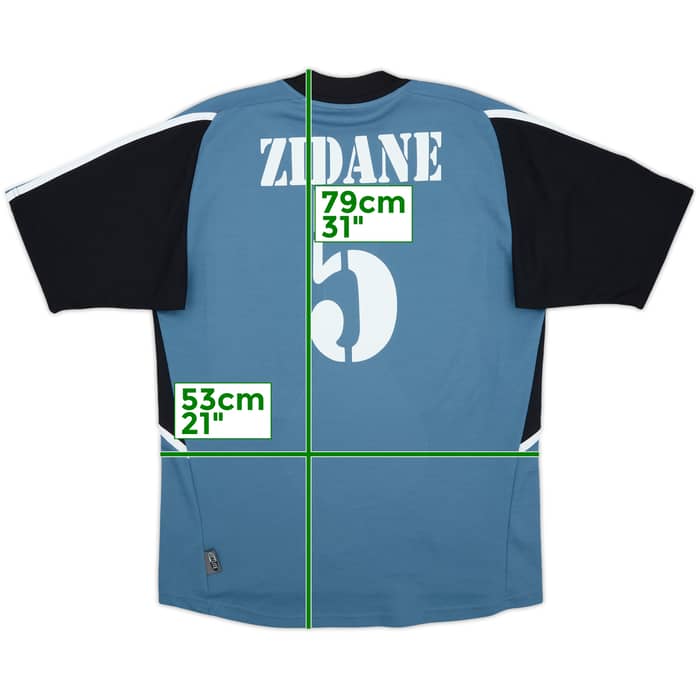 2001 Real Madrid Third Shirt Zidane #5 - 7/10 - (M)