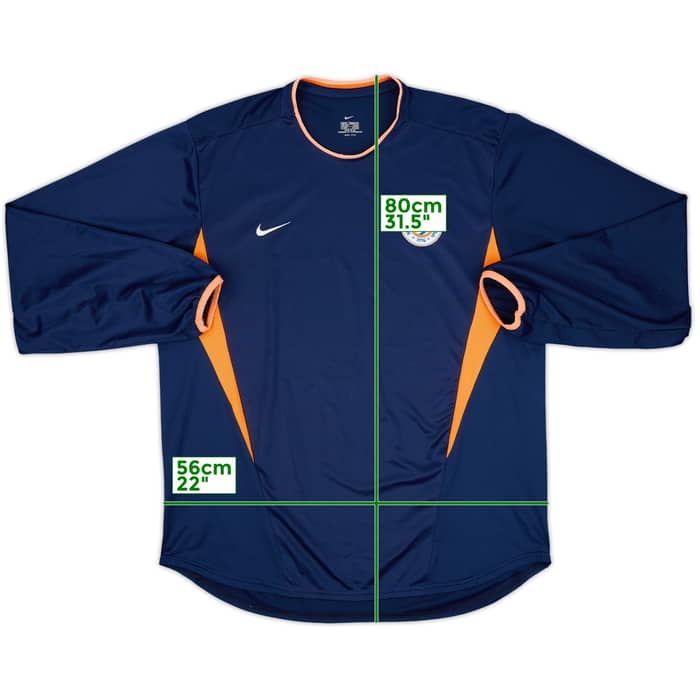 2002-04 Montpellier Home L/S Shirt - 8/10 - (XL)