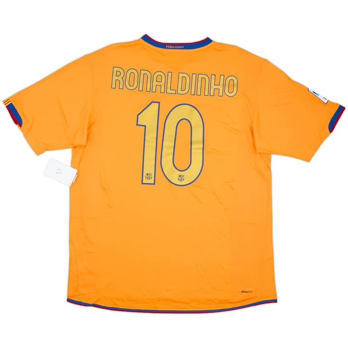 2007-08 Barcelona Third Shirt Ronaldinho #10 (XL)