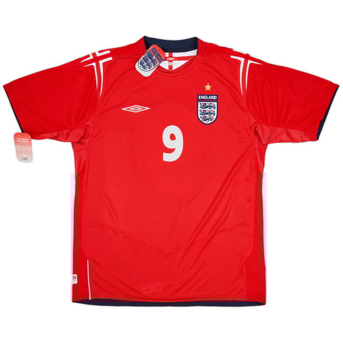 2004-06 England Away Shirt Rooney #9 (L)