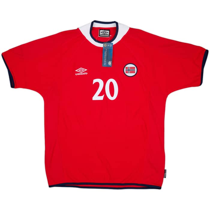 2000-02 Norway Home Shirt Solskjaer #20 (L)