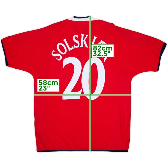 2000-02 Norway Home Shirt Solskjaer #20 (L)
