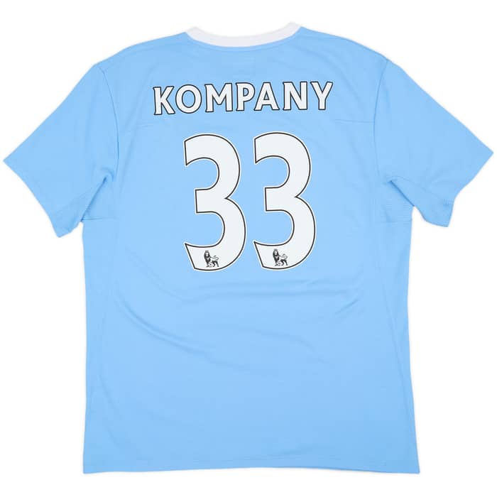 2009-10 Manchester City Home Shirt Kompany #33 - 8/10 - (L)