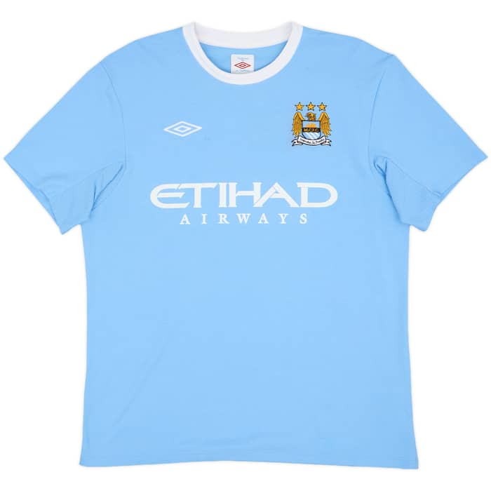 2009-10 Manchester City Home Shirt Kompany #33 - 8/10 - (L)