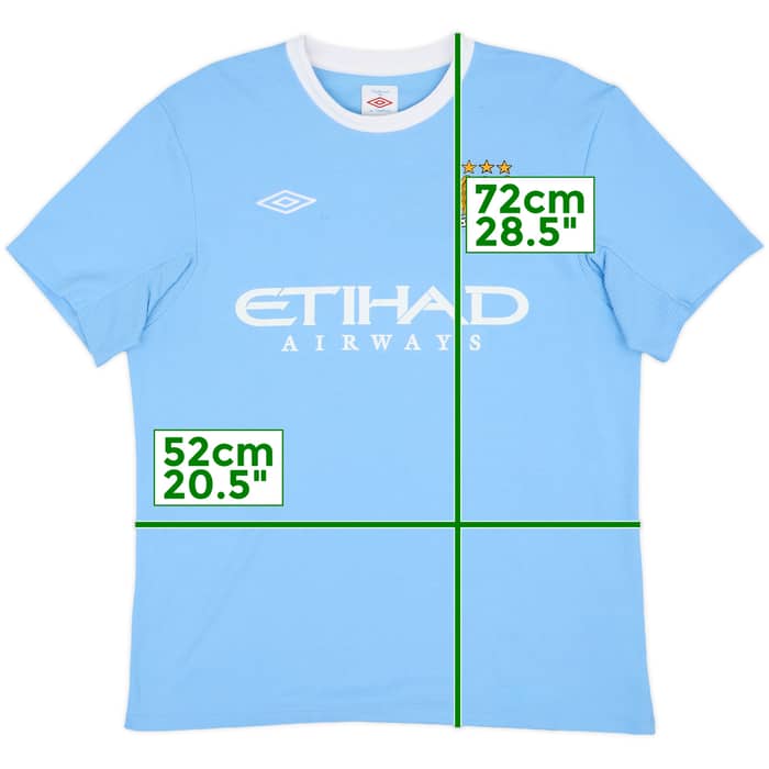 2009-10 Manchester City Home Shirt Kompany #33 - 8/10 - (L)