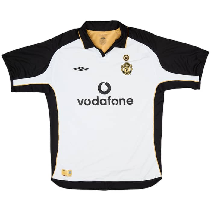 2001-02 Manchester United Centenary Away/Third Shirt Beckham #7 - 5/10 - (L)