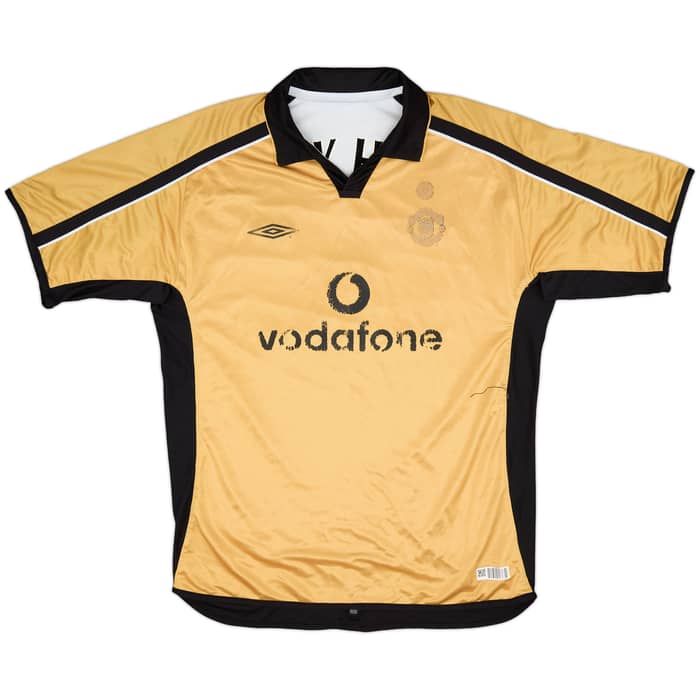 2001-02 Manchester United Centenary Away/Third Shirt Beckham #7 - 5/10 - (L)