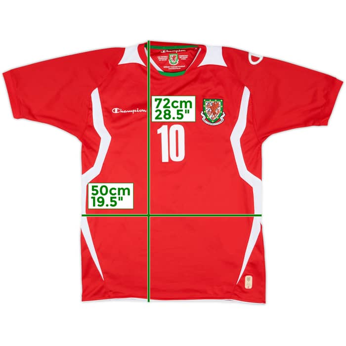 2008-10 Wales Match Issue Home Shirt #10