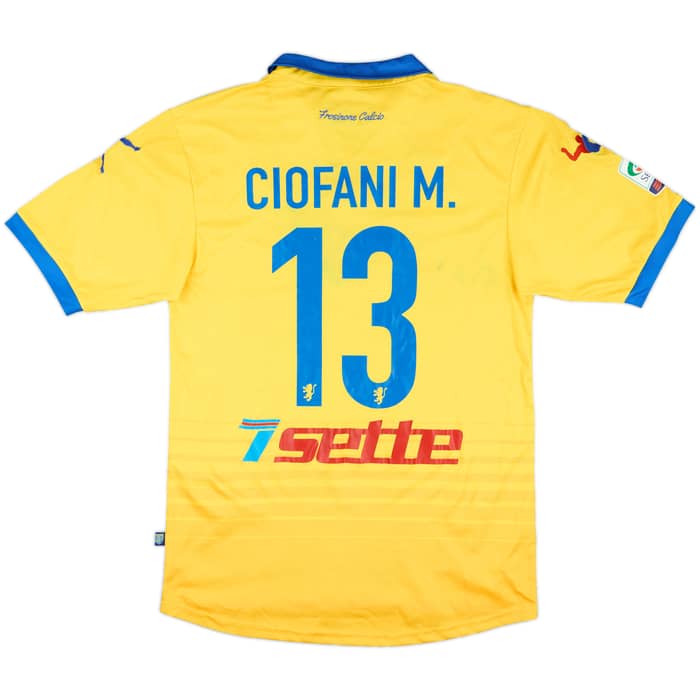 2015-16 Frosinone Home Shirt Ciofani M. #13 - 6/10 - (L)