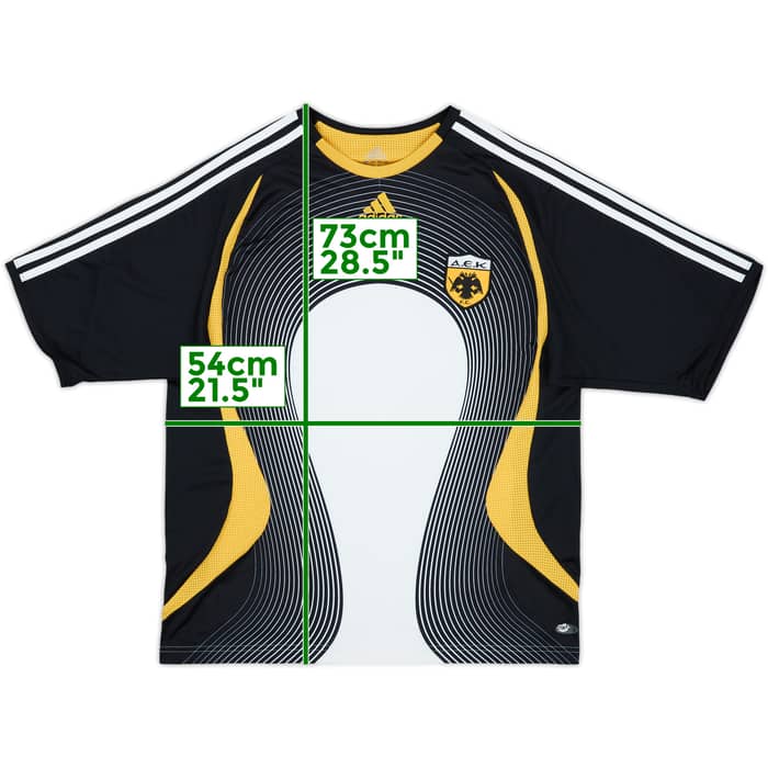 2006-07 AEK Athens adidas Training Shirt - 8/10 - (L)