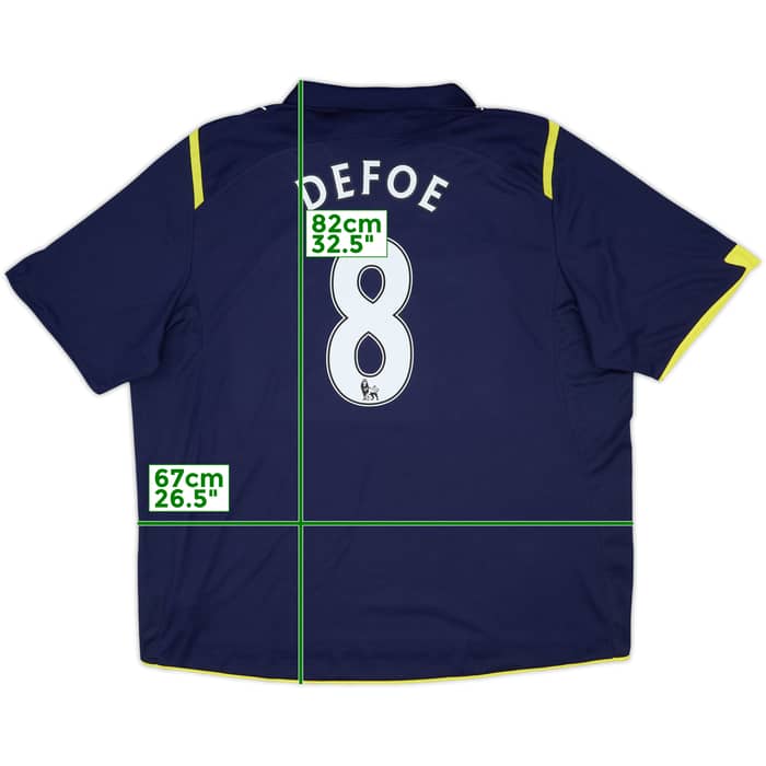 2009-10 Tottenham Away Shirt Defoe #8 - 8/10 - (XXL)