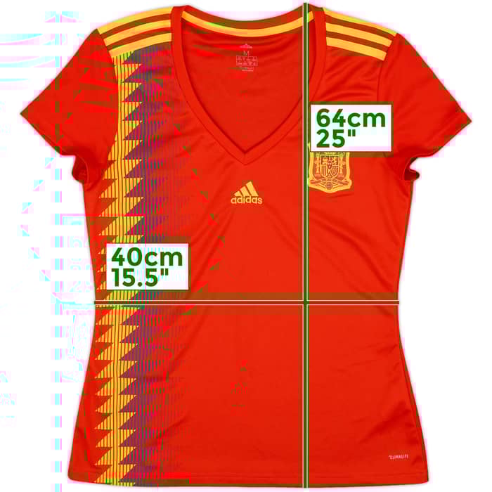 2018-19 Spain Home Shirt - 10/10 - (Women's M)