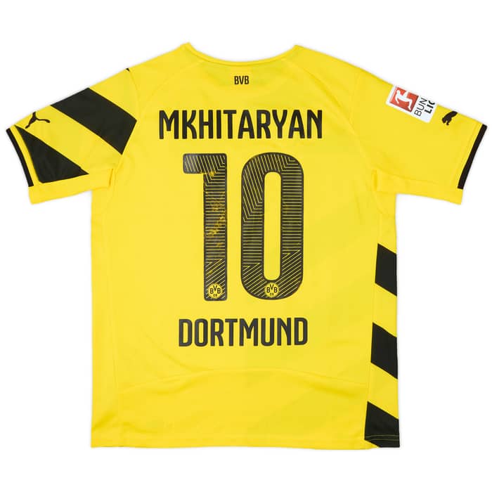 2014-15 Borussia Dortmund Home Shirt Mkhitaryan #10 - 6/10 - (XL.Boys)