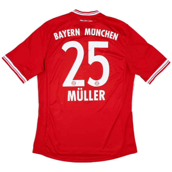 2013-14 Bayern Munich Home Shirt Muller #25 - 5/10 - (M)