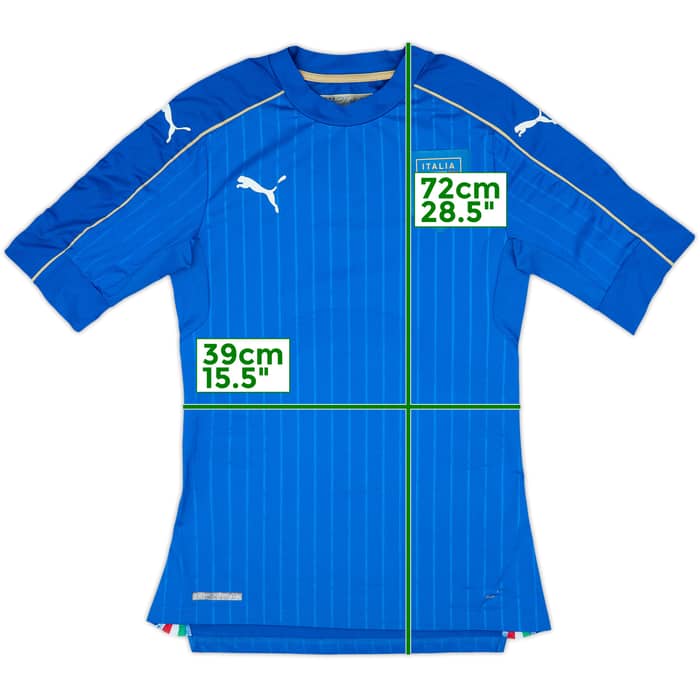 2016-17 Italy Player Issue Home Shirt - 5/10 - (M)