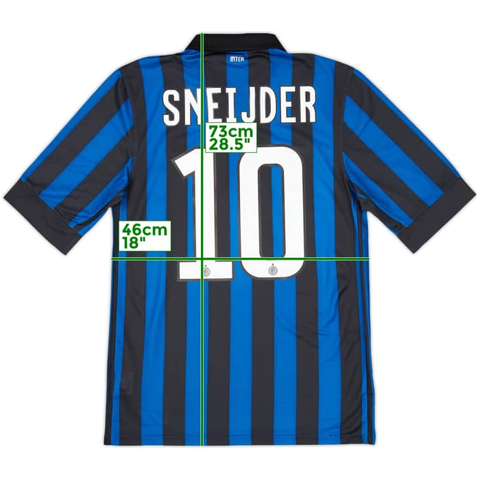 2011-12 Inter Milan Home Shirt Sneijder #10 (S)