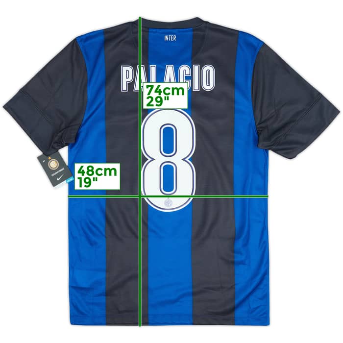 2012-13 Inter Milan Home Shirt Palacio #8 (S)