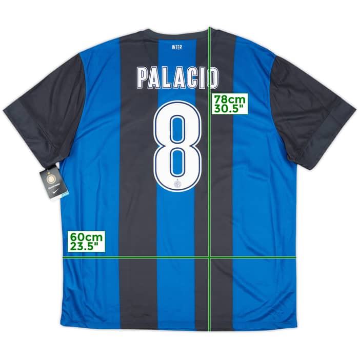2012-13 Inter Milan Home Shirt Palacio #8 (XXL)