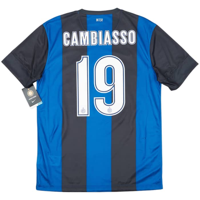 2012-13 Inter Milan Home Shirt Cambiasso #19 (M)