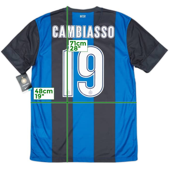 2012-13 Inter Milan Home Shirt Cambiasso #19 (M)