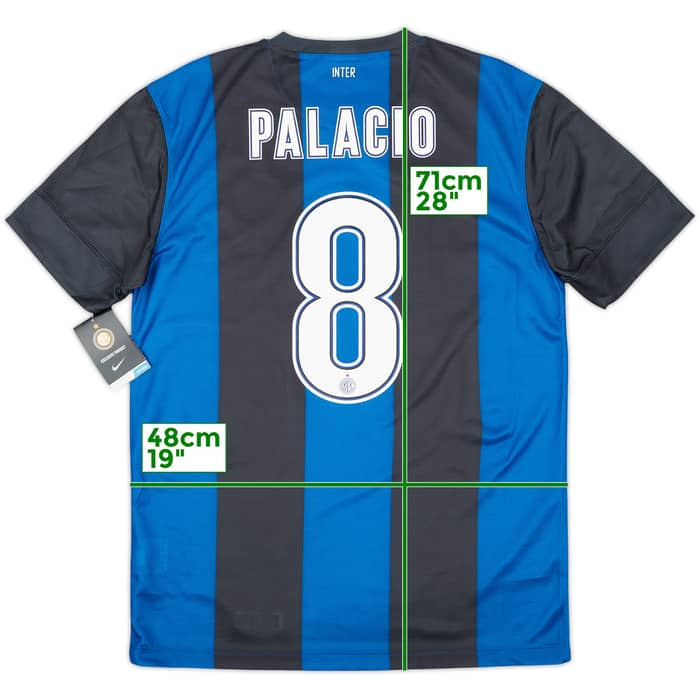 2012-13 Inter Milan Home Shirt Palacio #8 (M)