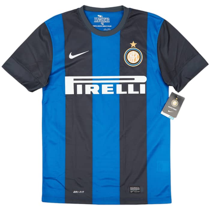 2012-13 Inter Milan Home Shirt Palacio #8 (S)